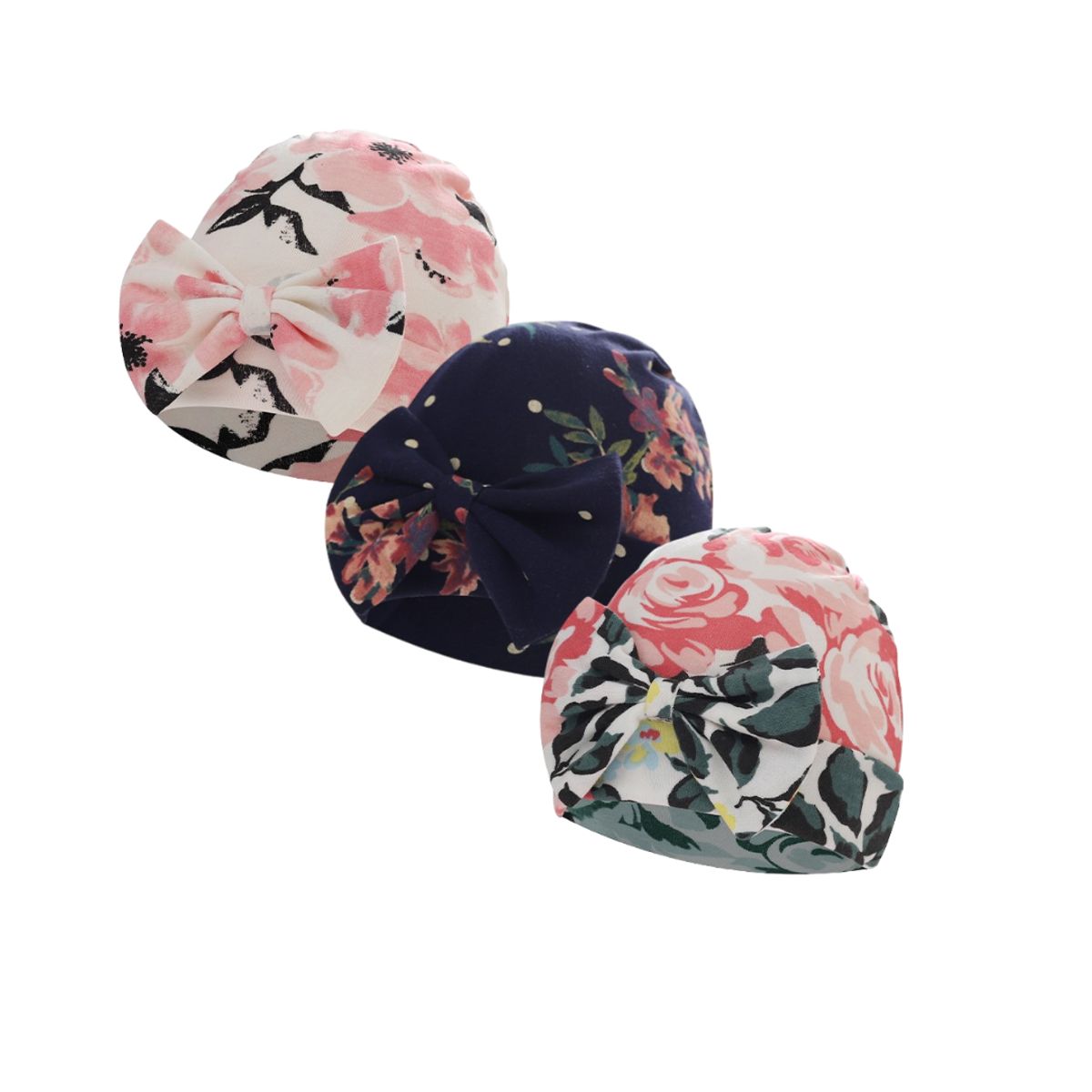 JUMP KIDS - Pack 3 Turbantes Floreados Bebé Niña Jump Kids Surtido