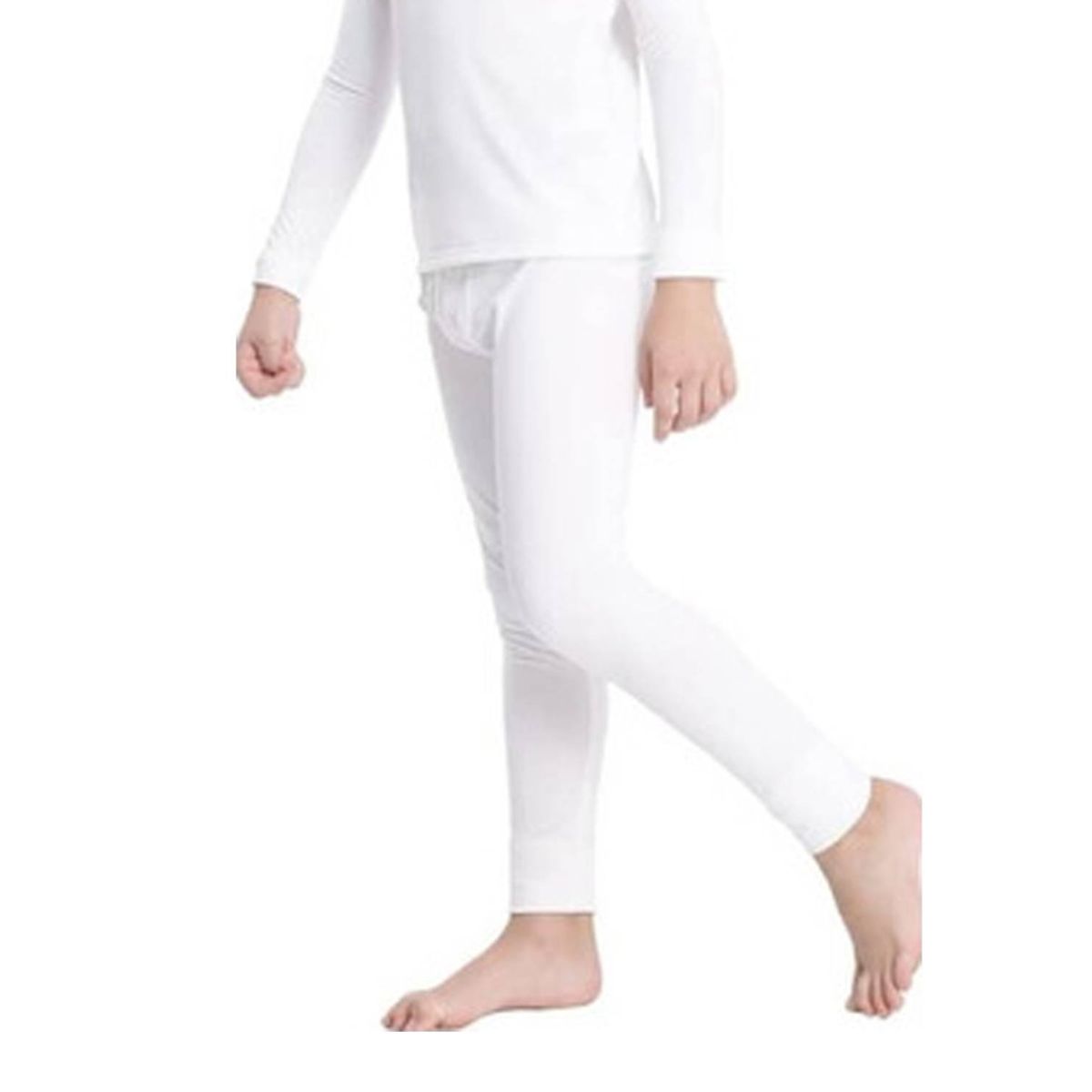 RIGAL - Calzoncillos Largos Niño Blanco Rigal - Tallas 2 Al 6