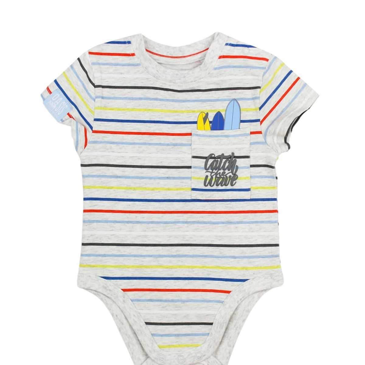 FICCUS - Body Bebé Niño Oasis Gris