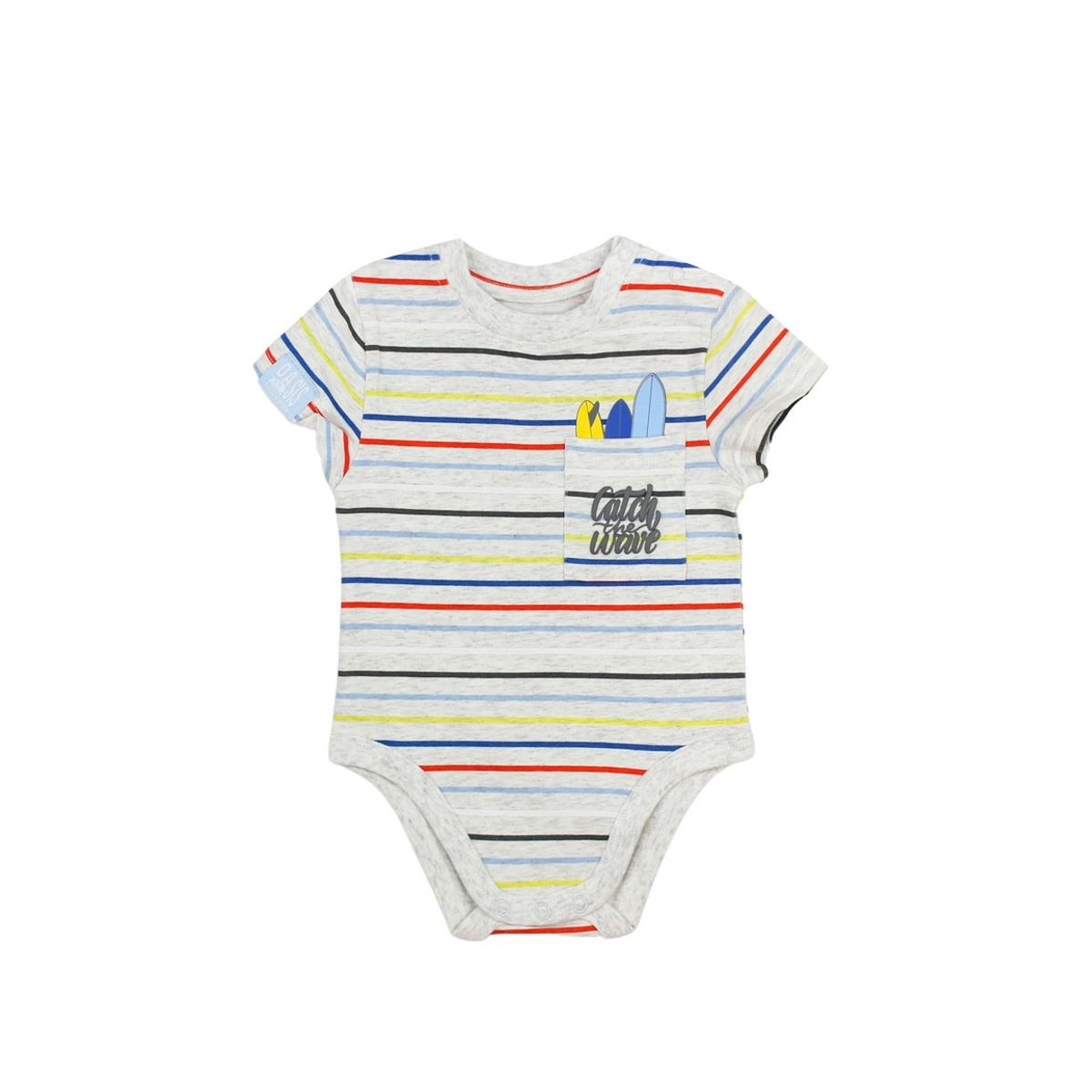 FICCUS - Body Bebé Niño Oasis Gris