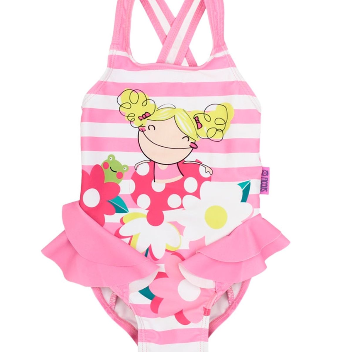 FICCUS - Traje de Baño Bebé Niña Go Rosa
