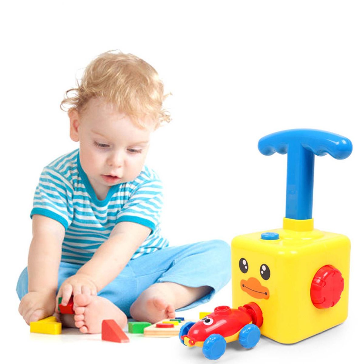 CRUSEC - Juguete Lanzador De Autos con Globo de Aire Divertido