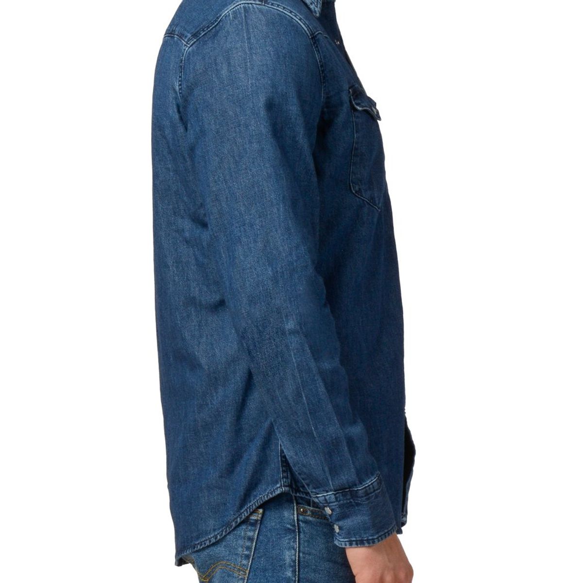 LEVIS - Camisa Hombre Regular Classic Western Azul Levis