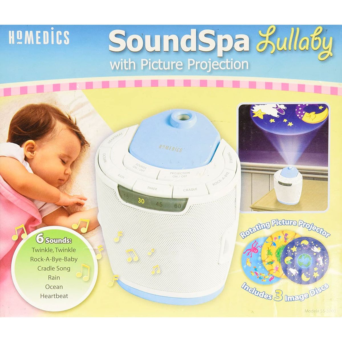 HOMEDICS - Arrulla bebé Espanta Cuco Lullaby SS-3000