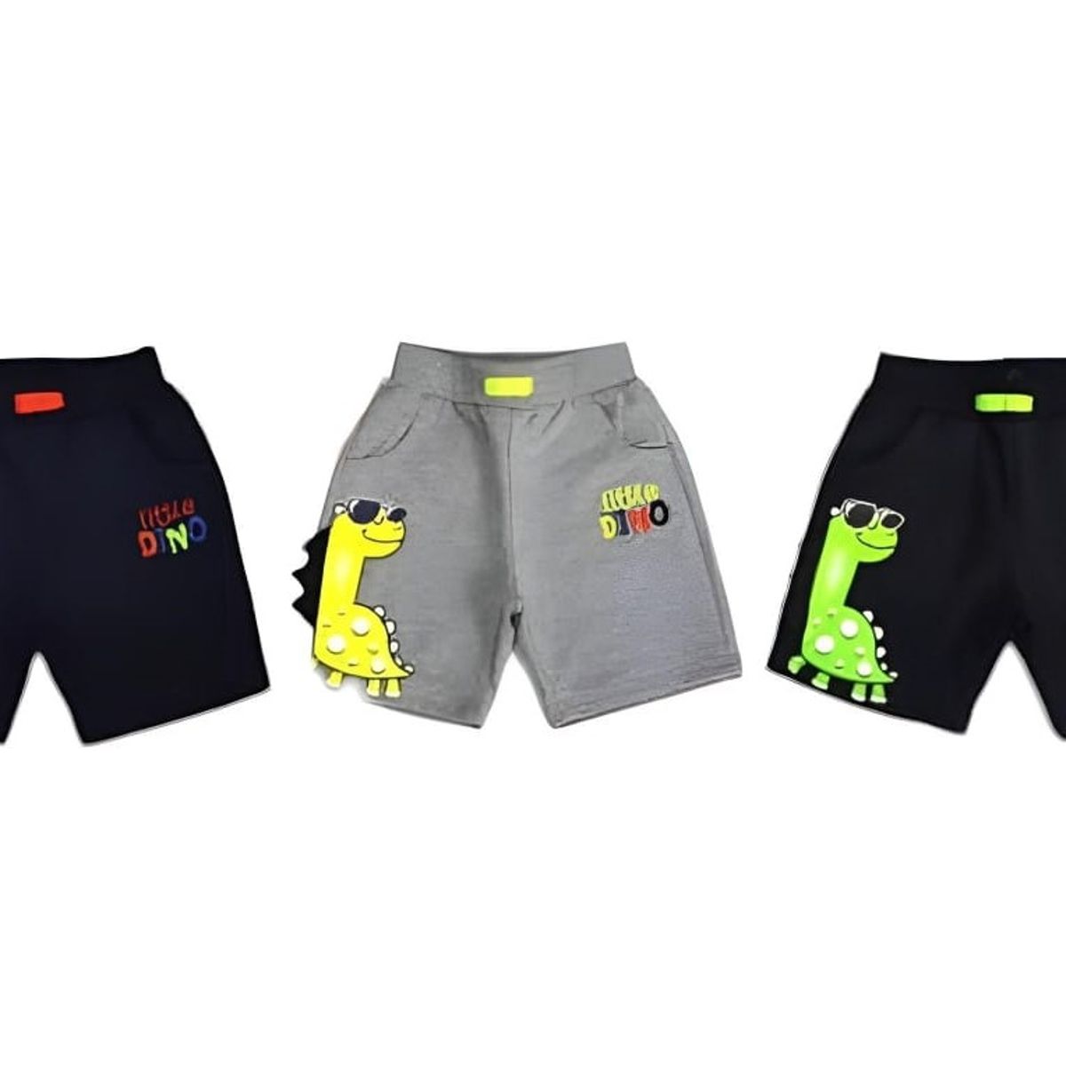 AGW - Pack 3 Short Niño Algodón Con Diseño