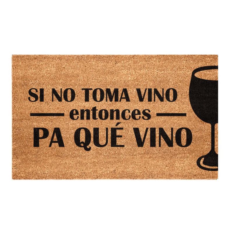 KOKOMAT - Choapino Biodegradable 45cm x75cm Si no toma vino pa que vino