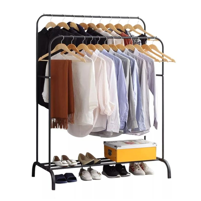 FRANAFOR - Perchero Metalico Colgador Ropa Organizador zapatero Closet