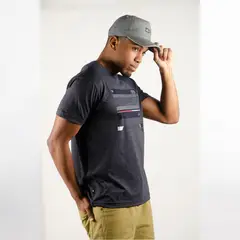 GANGSTER - Teen Polera Mc Básica Paris Azul