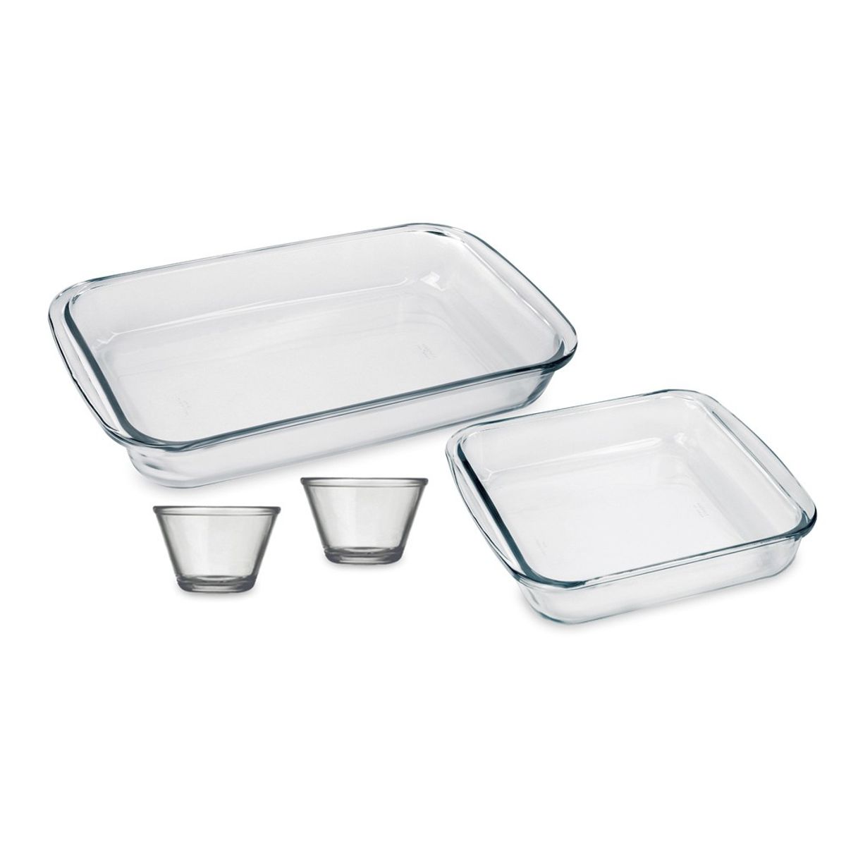 MARINEX - Pack 4 Piezas, 2 Asaderas + 2 Flaneras MARINEX