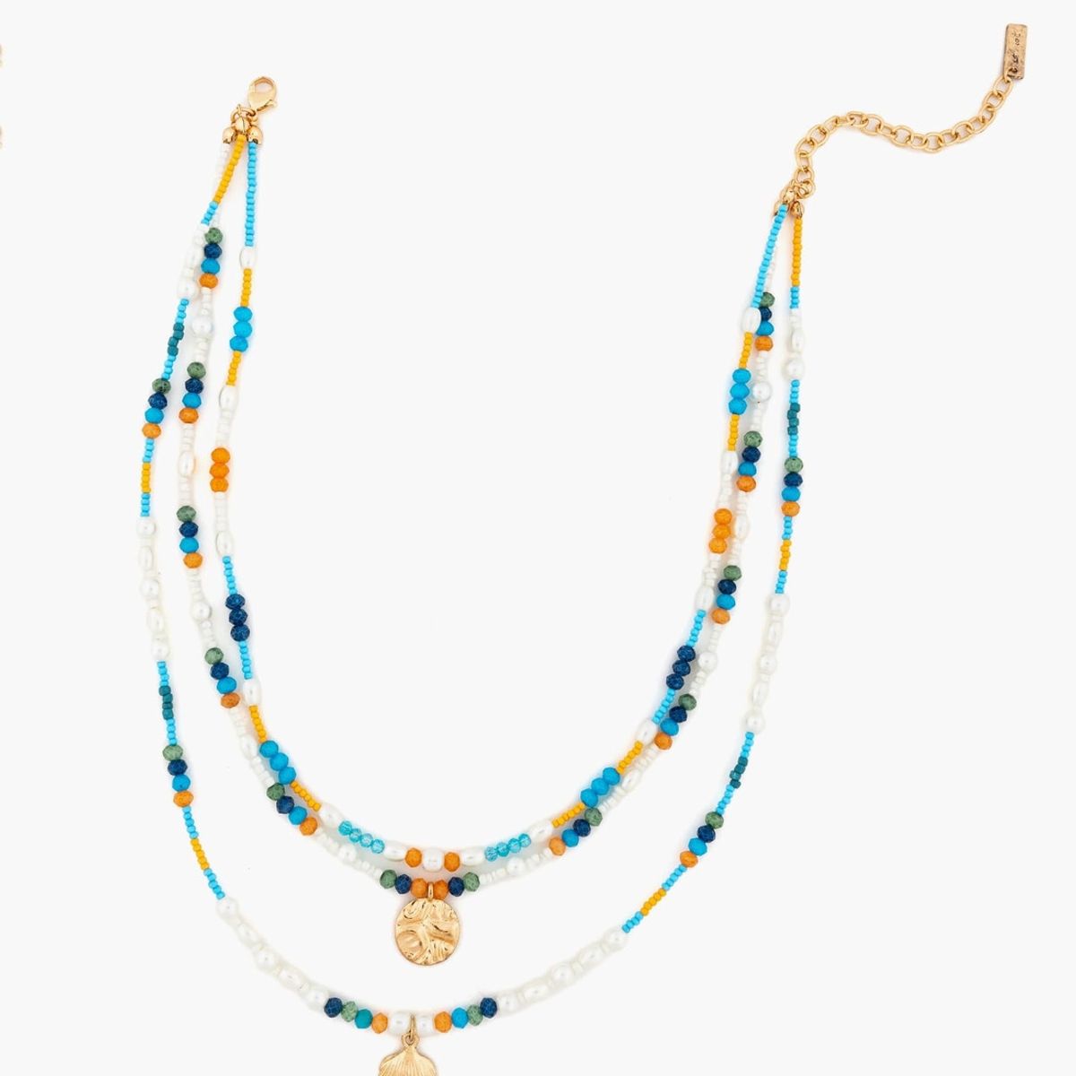 LOUNGE - Collar Mujer Mostacillas Colores Blanco LOUNGE