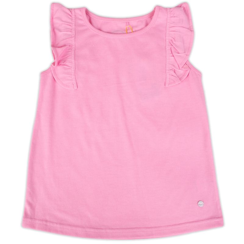 PILLIN - Polera Manga Corta Niña Rosado Pillin PILLIN