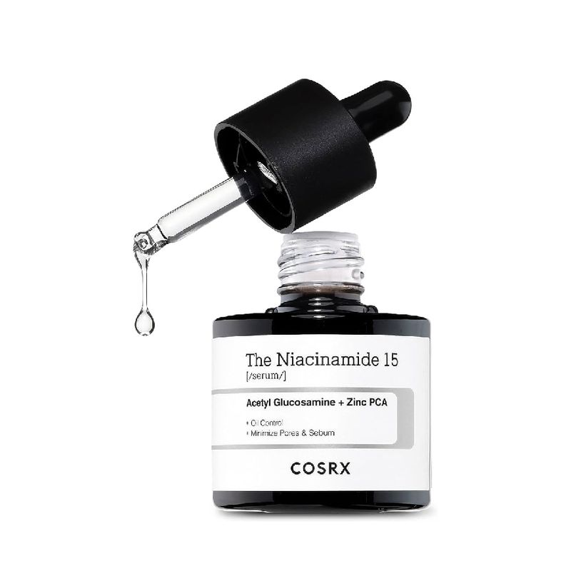 COSRX - Sérum Facial Coreano The Niacinamide 15 Serum con Zinc PCA.