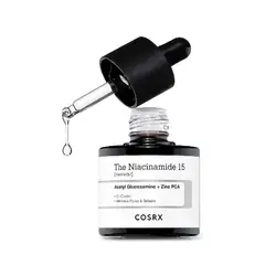 COSRX - Sérum Facial Coreano The Niacinamide 15 Serum con Zinc PCA.