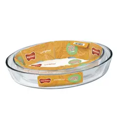 MARINEX - Pack 2 Asaderas Ovaladas 2,4 Y 1,6 Litros