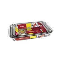 Pack 3 Fuentes Rectangulares 3, 2,4 Y 1,8 Litros