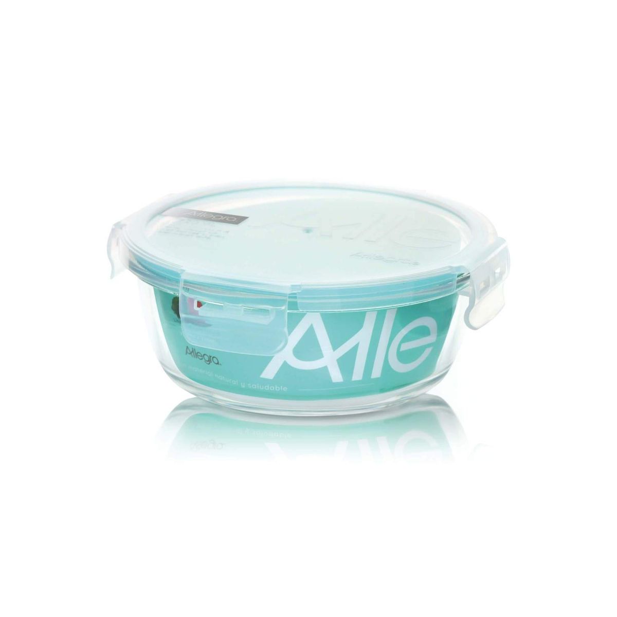 ALLEGRA - Contenedor Hermético De Vidrio Redondo 720 Ml ALLEGRA