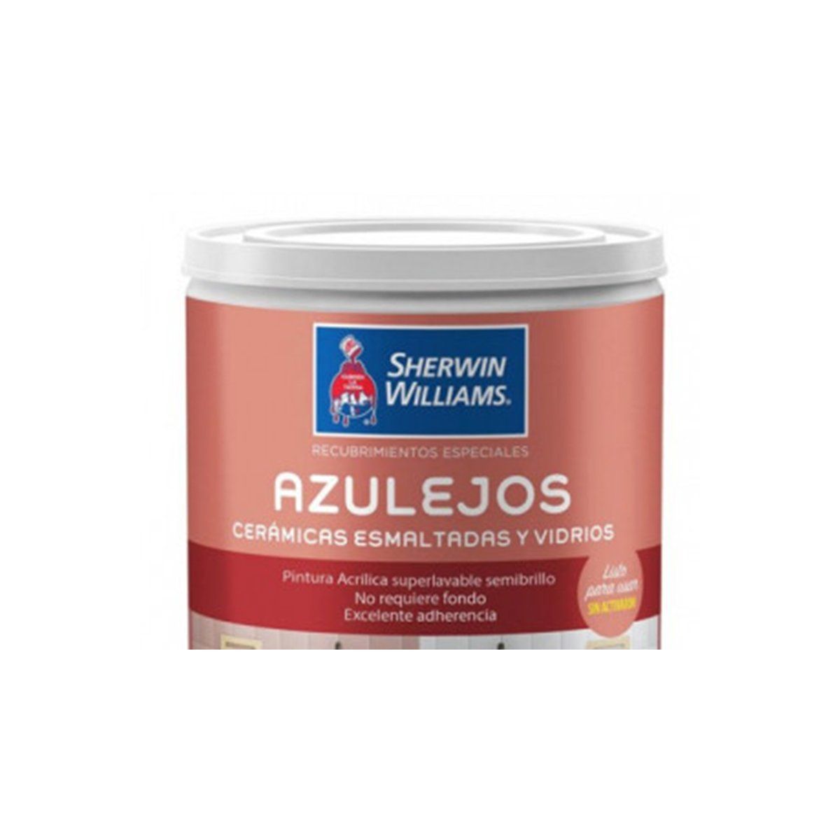 SHERWIN WILLIAMS - Esmalte para azulejo 1 galón Blanco Sherwin Williams