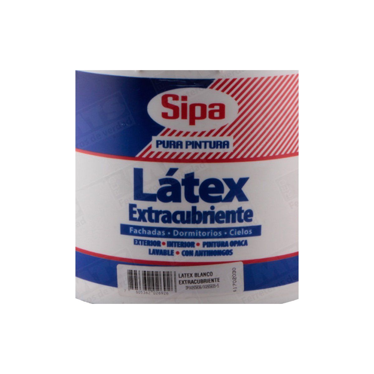 SIPA - Látex Extracubriente 1 Tineta (4gl) Blanco Sipa Mimbral