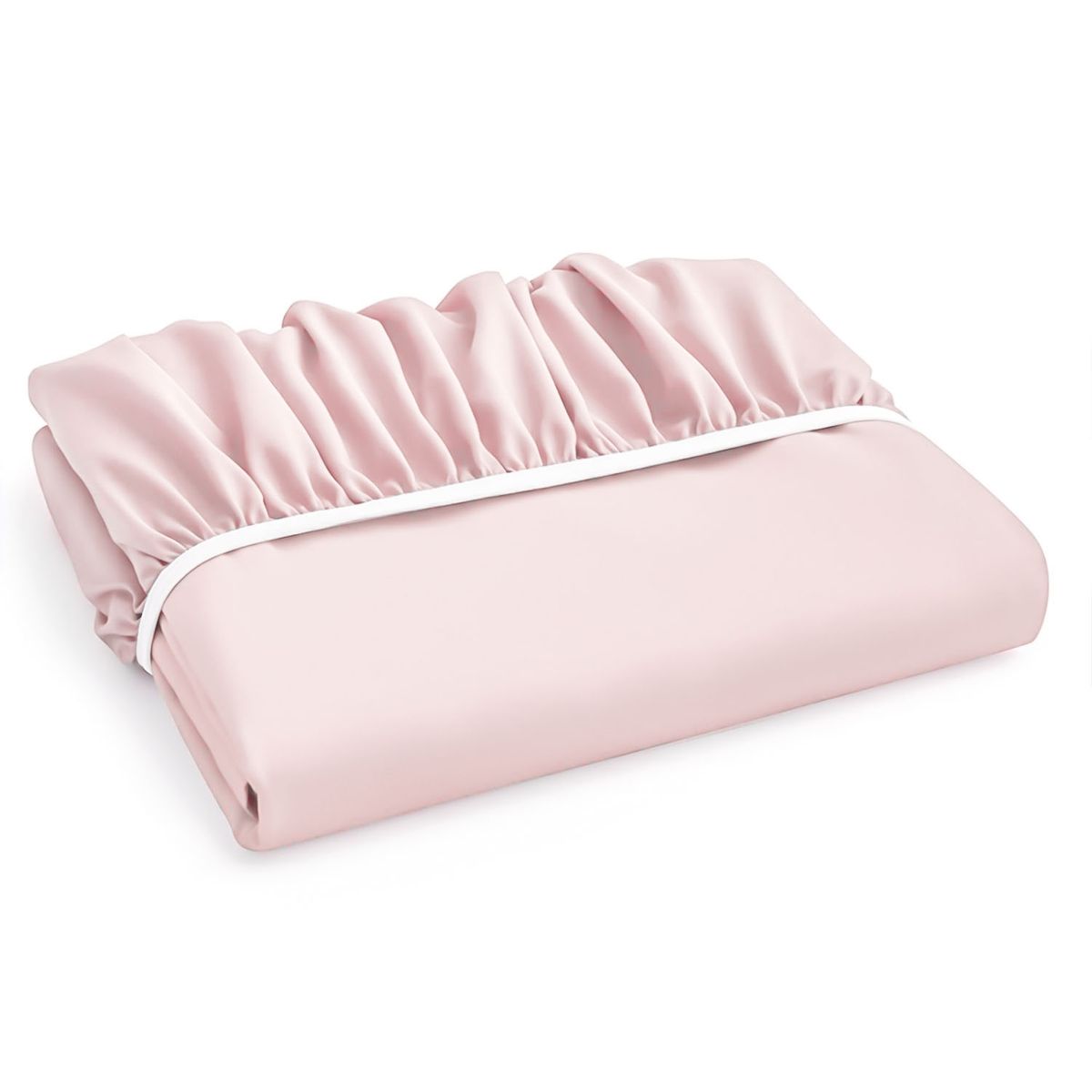 3ANGELI - Sabana Bajera Soft Ajustable 1800 Cama 2 Plazas Rosa 3angeli