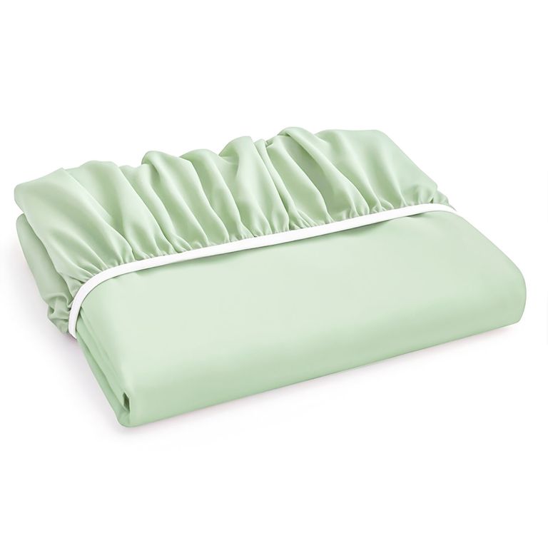 Sabana Bajera Soft Ajustable 1800 Cama 2 Plazas Menta