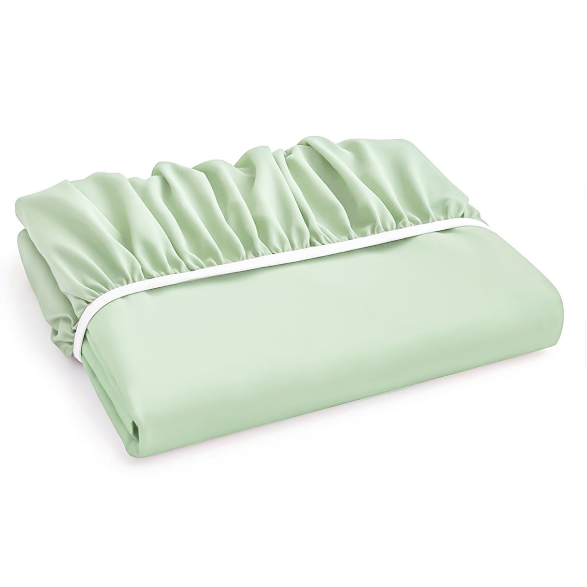 3ANGELI - Sabana Bajera Soft Ajustable 1800 Cama King Menta 3angeli