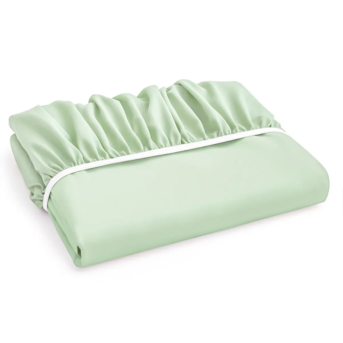 3ANGELI - Sabana Bajera Soft Ajustable 1800 Cama King Menta 3angeli
