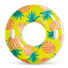 INTEX - Flotador Inflable Redondo con Sujetadores