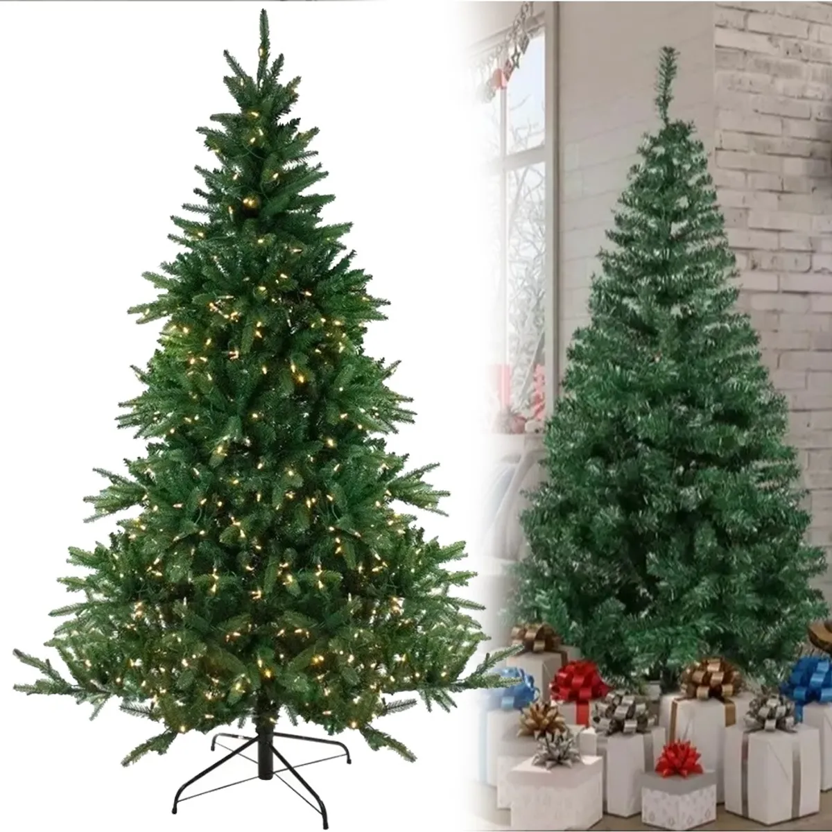 GENERICO - Árbol De Navidad Pascua Verde Con Base Armado Facil