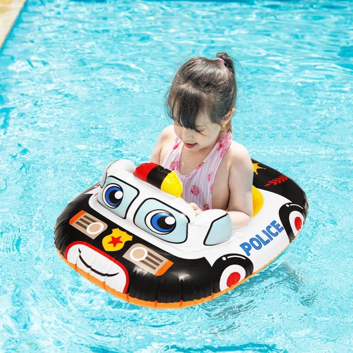 INTEX - Flotador Inflable Bebé Intex Auto de Policía