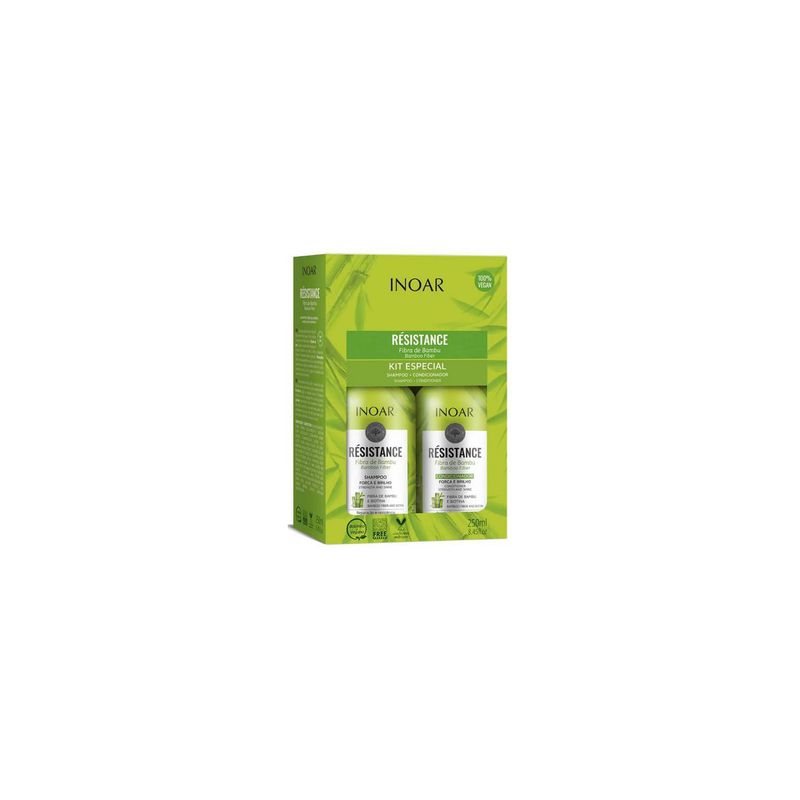 INOAR - Pack INOAR Resistance bambu Shampoo Acondicionador 250ml.