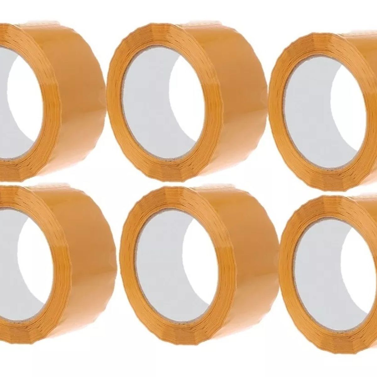 GENERICO - Pack X6 Cinta Embalaje Cinta Scoch Para Embalar 150m Huincha