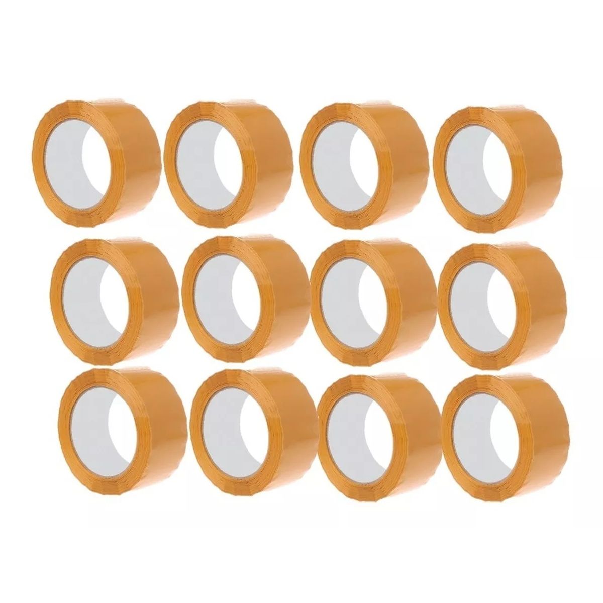 GENERICO - Pack X12 Cinta Embalaje Cinta Scoch Para Embalar 150m Huincha