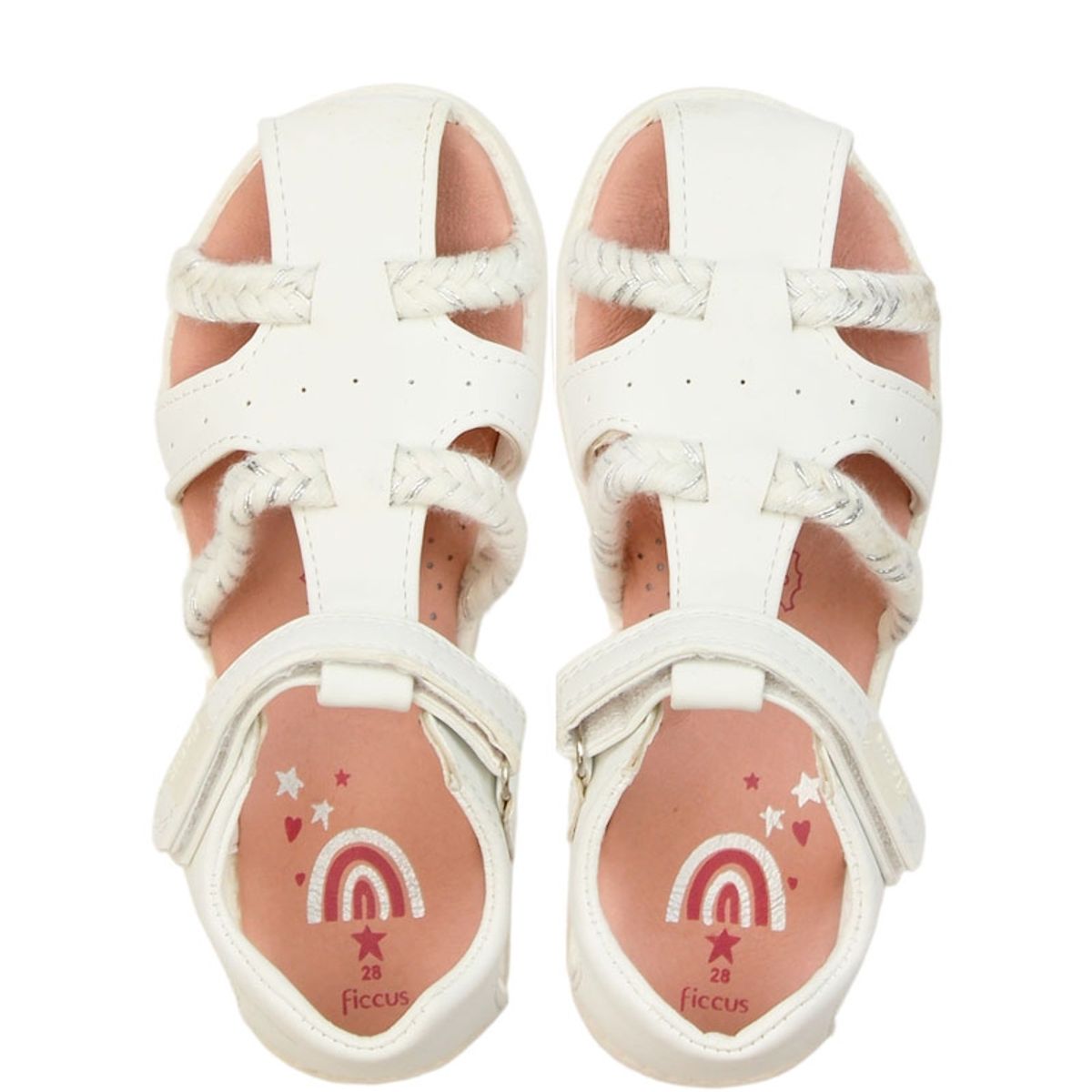 FICCUS - Sandalia Kids Niña S24 Blanco