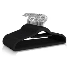 CASATUA - Colgadores De Ropa Set 50 Terciopelo Antideslizante