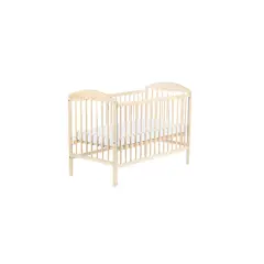 DREWEX - Cuna Colecho KUBA Lateral Ajustable Pino Natural + Colchón