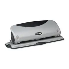 SWINGLINE - Perforadora Premium Acero 3 Orificios Capacidad 12 Hojas