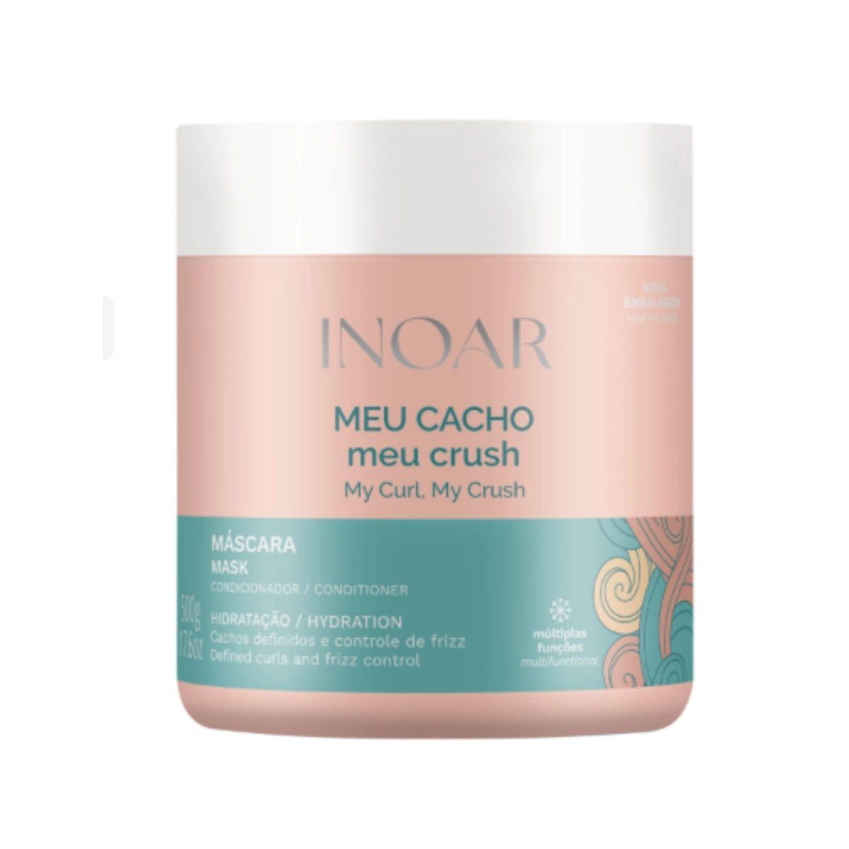 INOAR - Mascara Meu Cacho Hidratracion Inoar 500gr