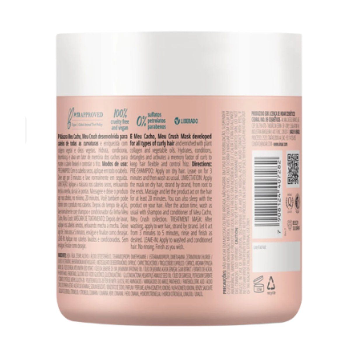 INOAR - Mascara Meu Cacho Hidratracion Inoar 500gr