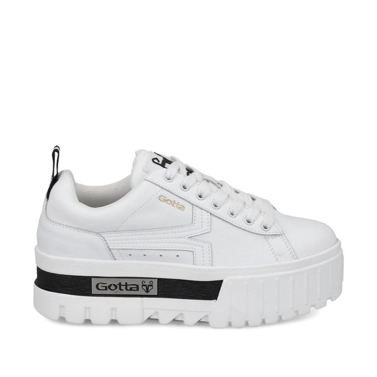 GOTTA - Zapatilla Plataforma Blanca  Mujer 23243