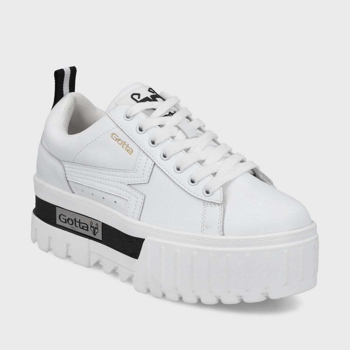 GOTTA - Zapatilla Mujer Blanca Plataforma 23243 Gotta