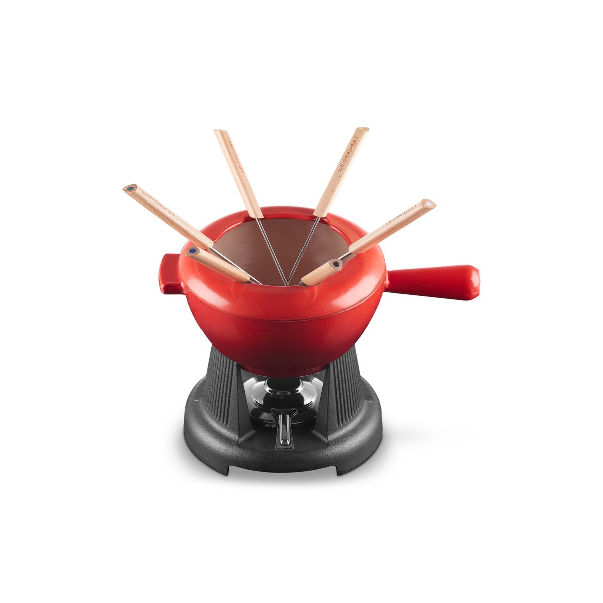 LE CREUSET - Le Creuset Servicio De Fondue Savoyarde Cereza Hierro