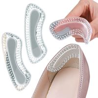 Par Tiras Silicona para Talón Con Centro de Comodidad Rosada