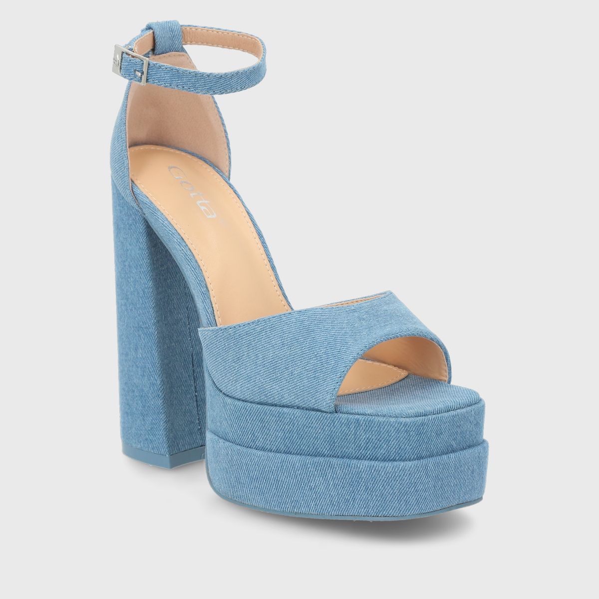 GOTTA - Sandalia Mujer Plataforma Denim  25911