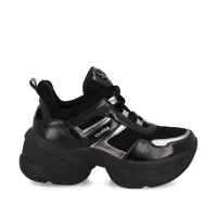 Zapatilla Mujer Plataforma Negra 13162