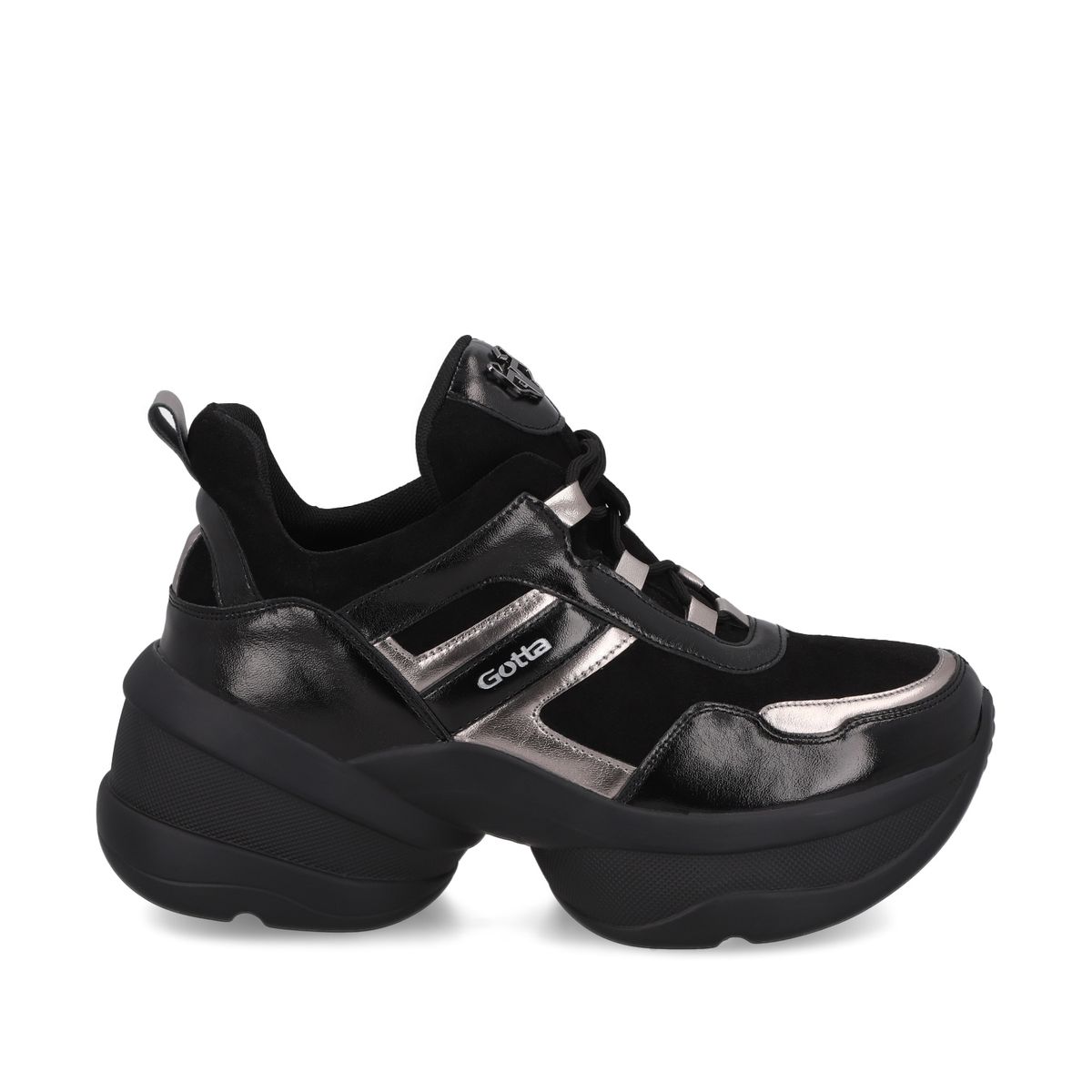 GOTTA - Zapatilla Mujer Plataforma Negra 13162