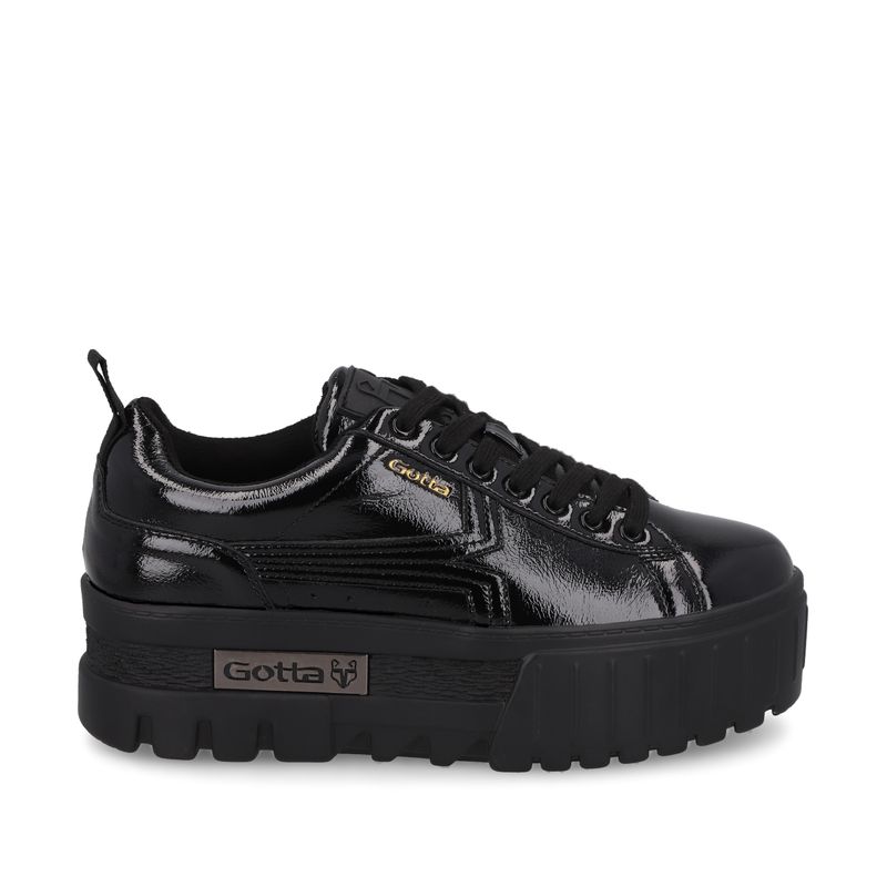 GOTTA - Zapatilla Mujer Negra Plataforma 23243 Gotta.