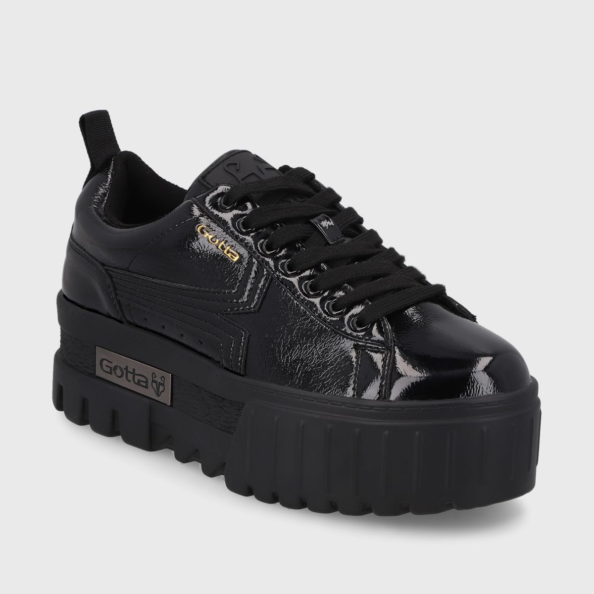 GOTTA - Zapatilla Mujer Negra Plataforma 23243 Gotta