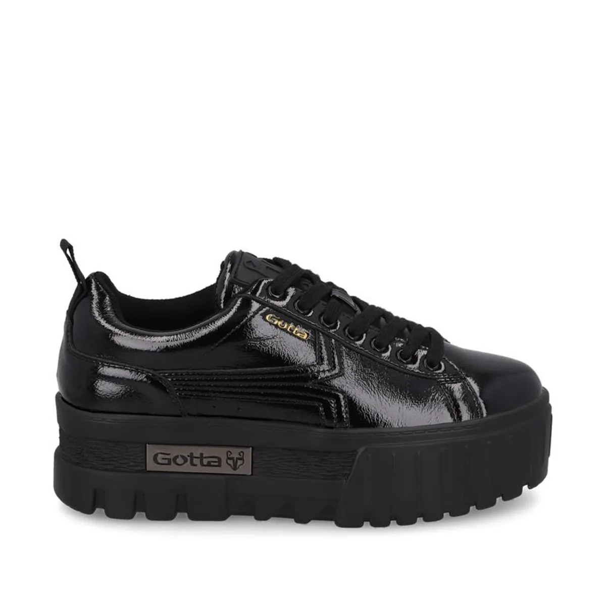 GOTTA - Zapatilla Plataforma Negra Mujer 2324323