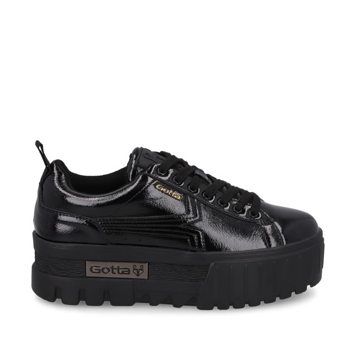 GOTTA - Zapatilla Plataforma Negra Mujer 2324323