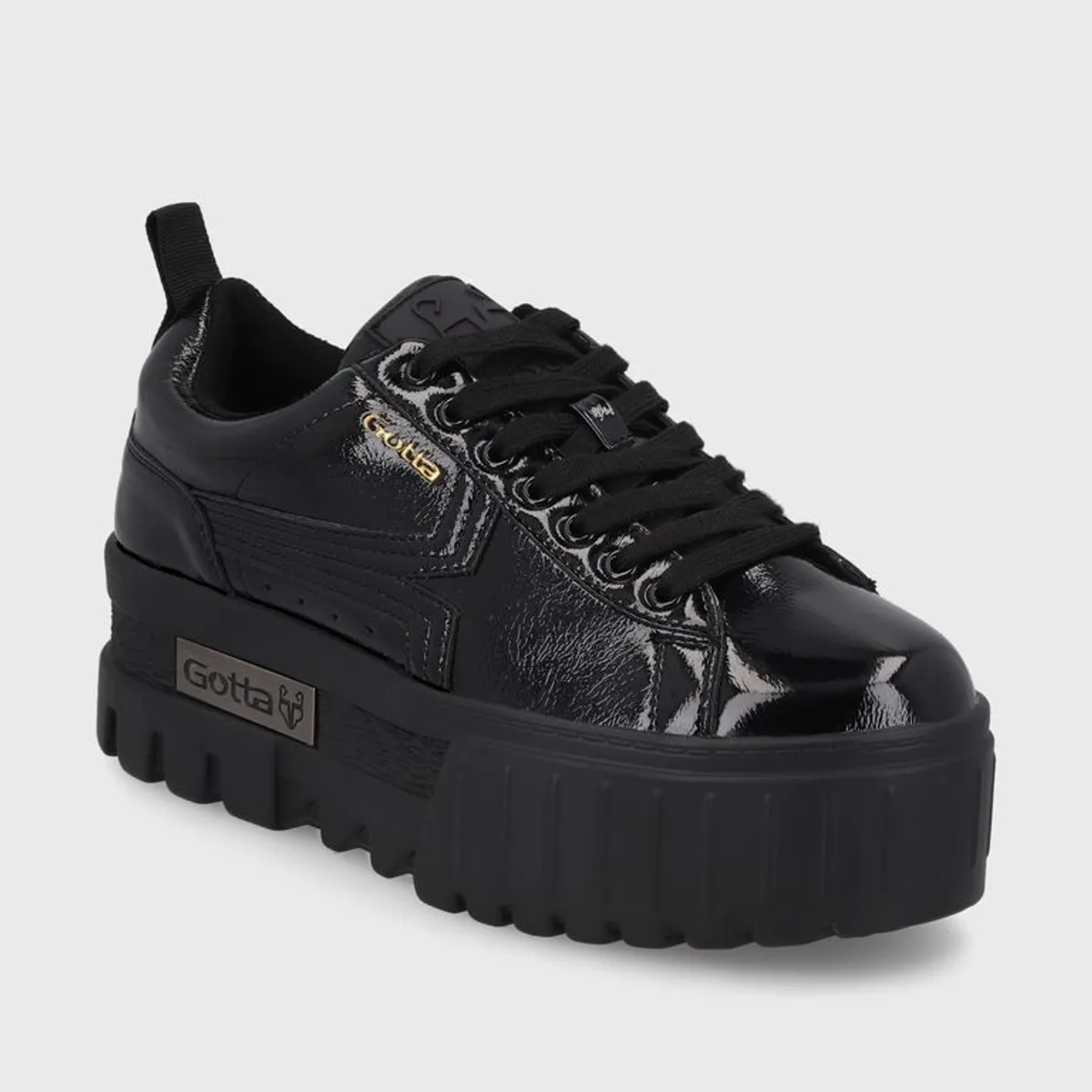 GOTTA - Zapatilla Plataforma Negra Mujer 2324323